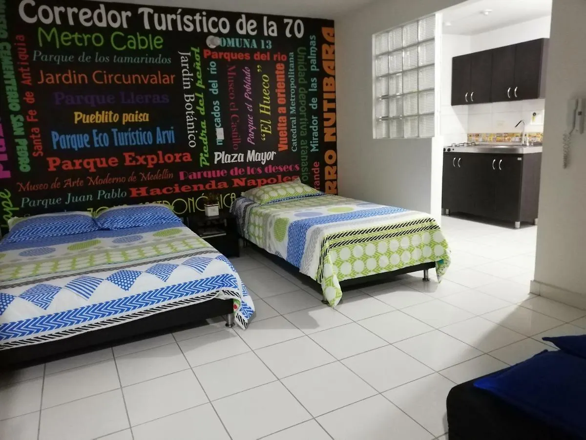 Aparta Estudio 7051 Medellín Appart hôtel
